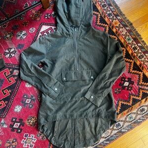 Forever 21 Olive Green Hooded Jacket